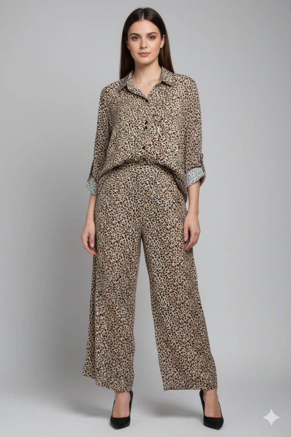 CLASSIC LEOPARD COORD SET