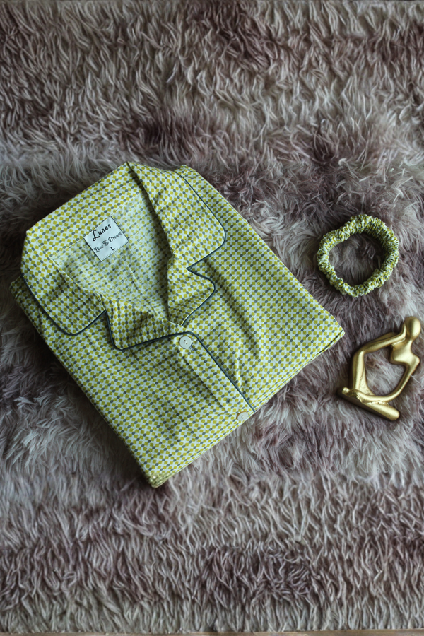 LEMON MIST COTTON PJ SET